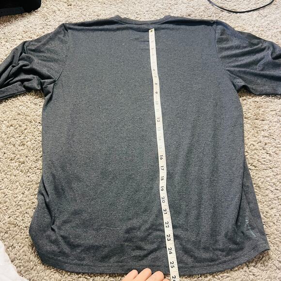 Mens The North Face Long Sleeve Gray Shirt Size M Crewneck - Picture 4 of 4